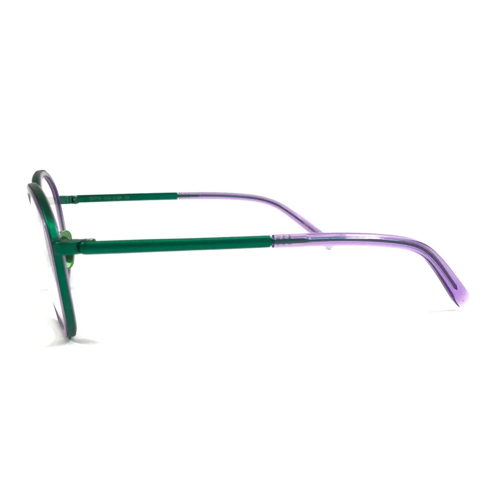 Tom Davies Eyeglasses Frames TD734 Col. 2188 Purple Turquoise Green 49-21-140